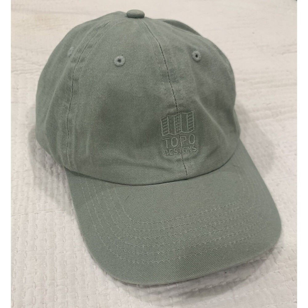Topo Designs quick release adjustment cap, light olive/gray green cap